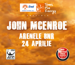 John McEnroe, meci demonstrativ la BRD Nastase Tiriac Trophy 2012