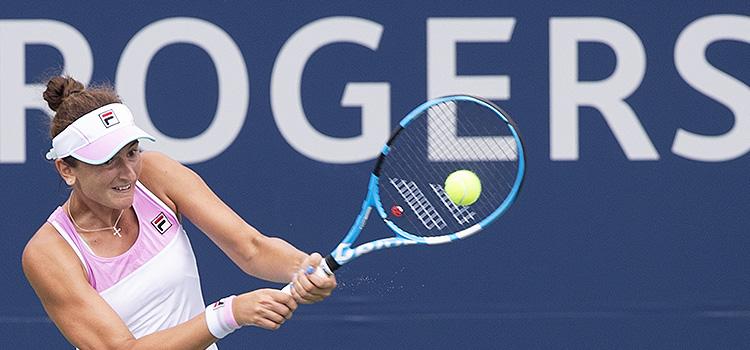 Imagini de la meciul Irina-Camelia Begu - Ashleigh Barty din primul tur la Rogers Cup, Montreal