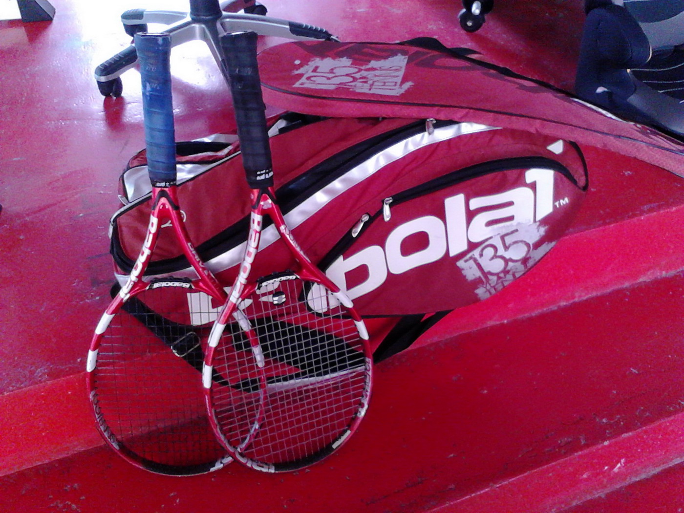 2 x Babolat Pure Drive Editie Speciala 135 ani + Termobag