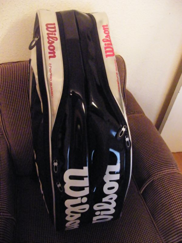 VAND TERMOBAG BAG GEANTA HUSA RUCSAC NEGRU WILSON 6 RACHETE TENIS