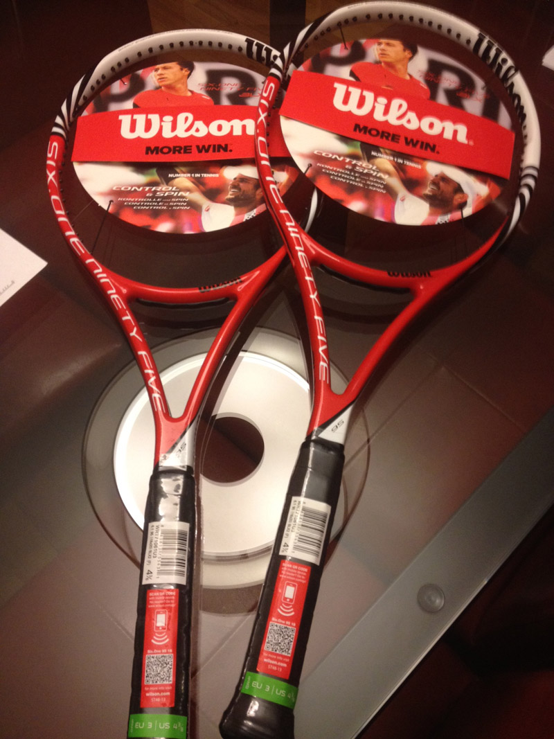 2 rachete Wilson Six.One 95 18x20 BLX model 2012