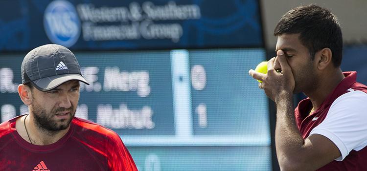 Mergea şi Bopanna au fost eliminaţi