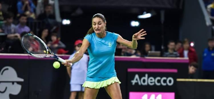 Monica Niculescu a fost învinsă la simplu