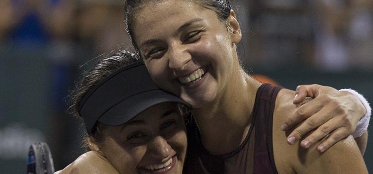 Imagini exclusive de la victoria Monicăi Niculescu şi a Margaritei Gasparyan la dublu