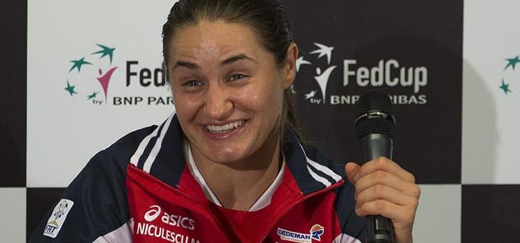 Meciul Monica Niculescu - Andrea Petkovic în imagini
