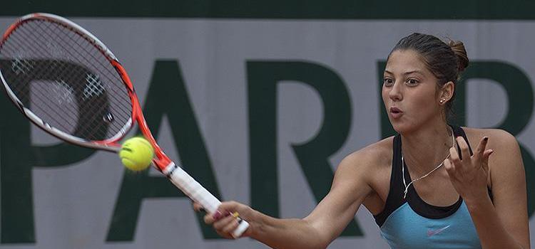 Meciul junioarei Georgia Andreea Crăciun din primul tur la simplu în imagini