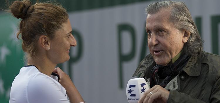 Meciul Irinei Begu cu Bethanie Mattek-Sands în imagini