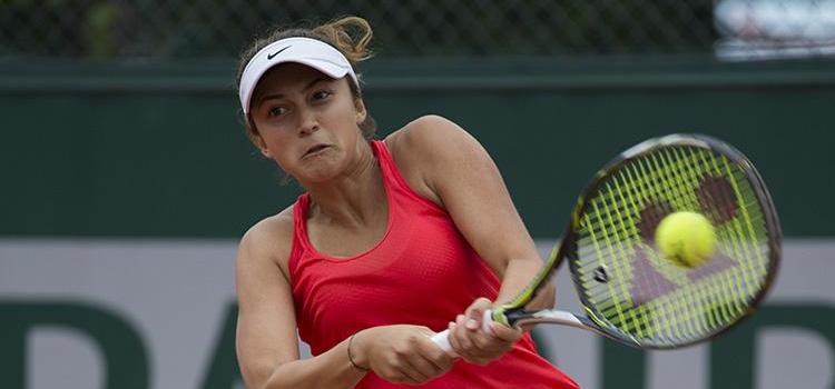 Meciul junioarei Oana Gavrilă din primul tur la Roland Garros în imagini