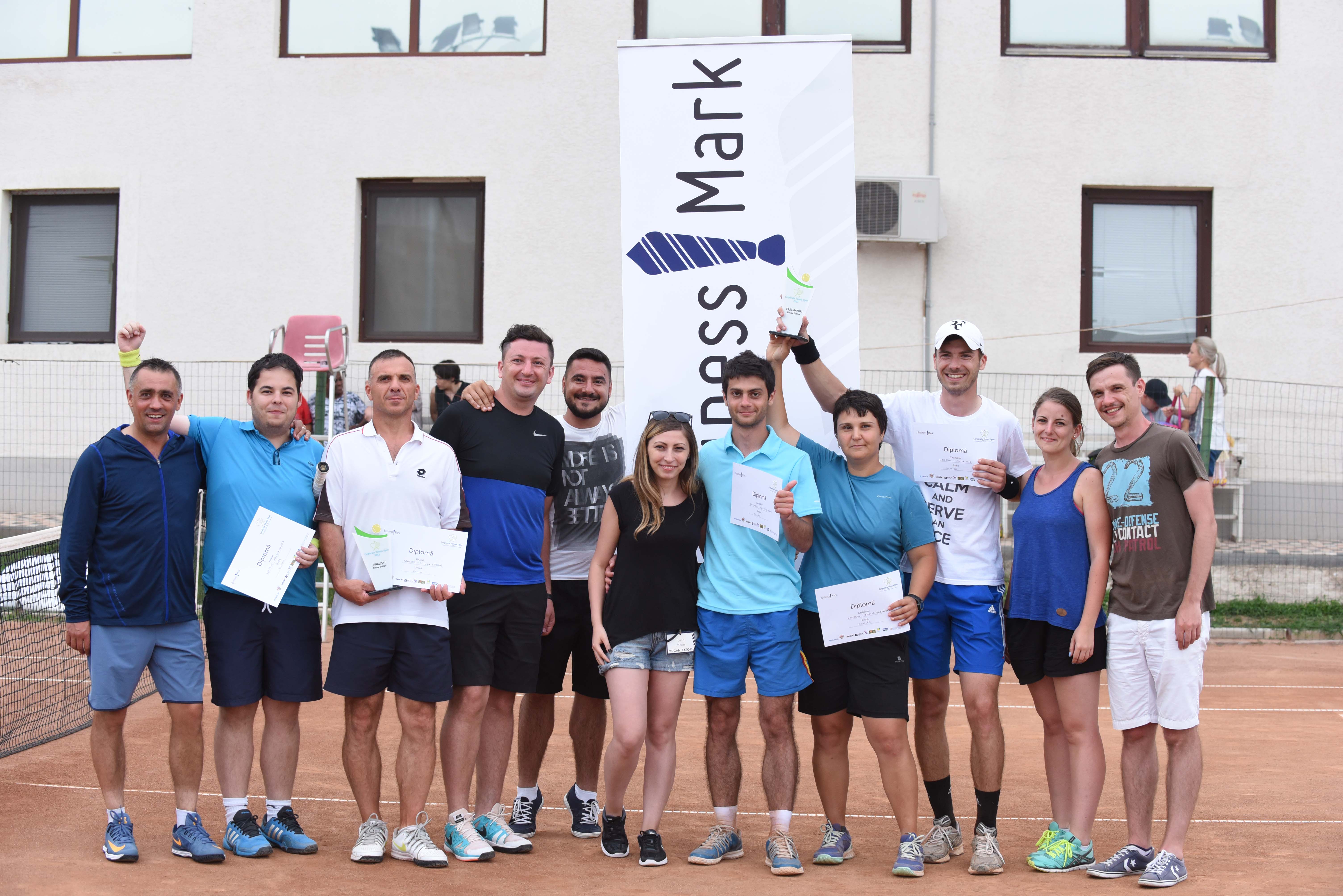 Reprezentantii Ericsson, Servier Pharma si Novotel  au castigat trofeele Corporate Tennis Open