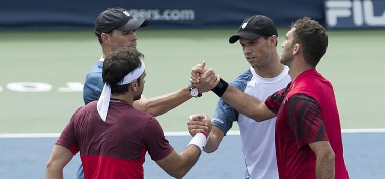 Imagini de la meciul lui Mergea şi Tecău împotriva fraţilor Bryan (I)