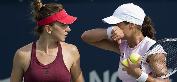 Meciul Simonei şi al Monicăi din turul 2 în imagini (II)