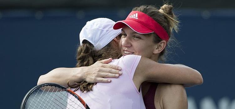 Meciul Simonei şi al Monicăi din turul 2 în imagini (I)