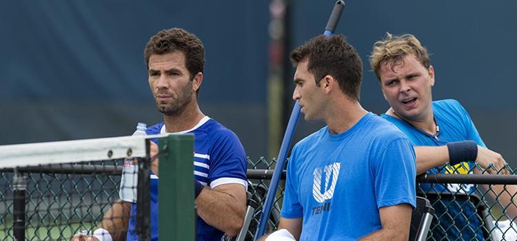 Imagini de la antrenamentul lui Horia Tecău şi Jean Julien Rojer (II)