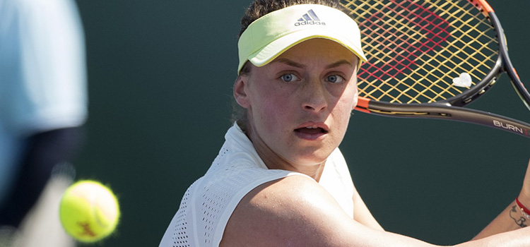 Imagini de la meciul ANEI BOGDAN din primul tur al calificărilor la Miami Open