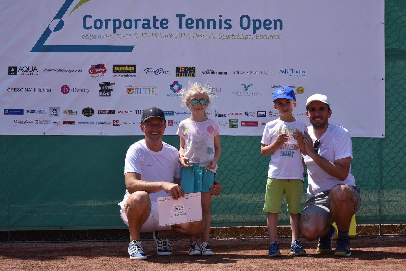 Corporate Tennis Open: Cine sunt câștigătorii turneului de tenis dedicat reprezentanților mediului de business