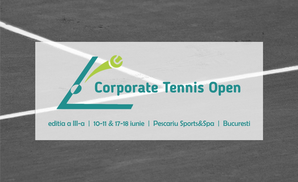 Reprezentanții mediului de afaceri din România concurează la turneul Corporate Tennis Open