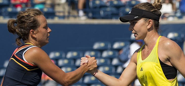 Lecţie de tenis predată de Halep