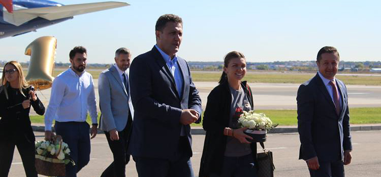 Noul lider mondial WTA a venit acasă