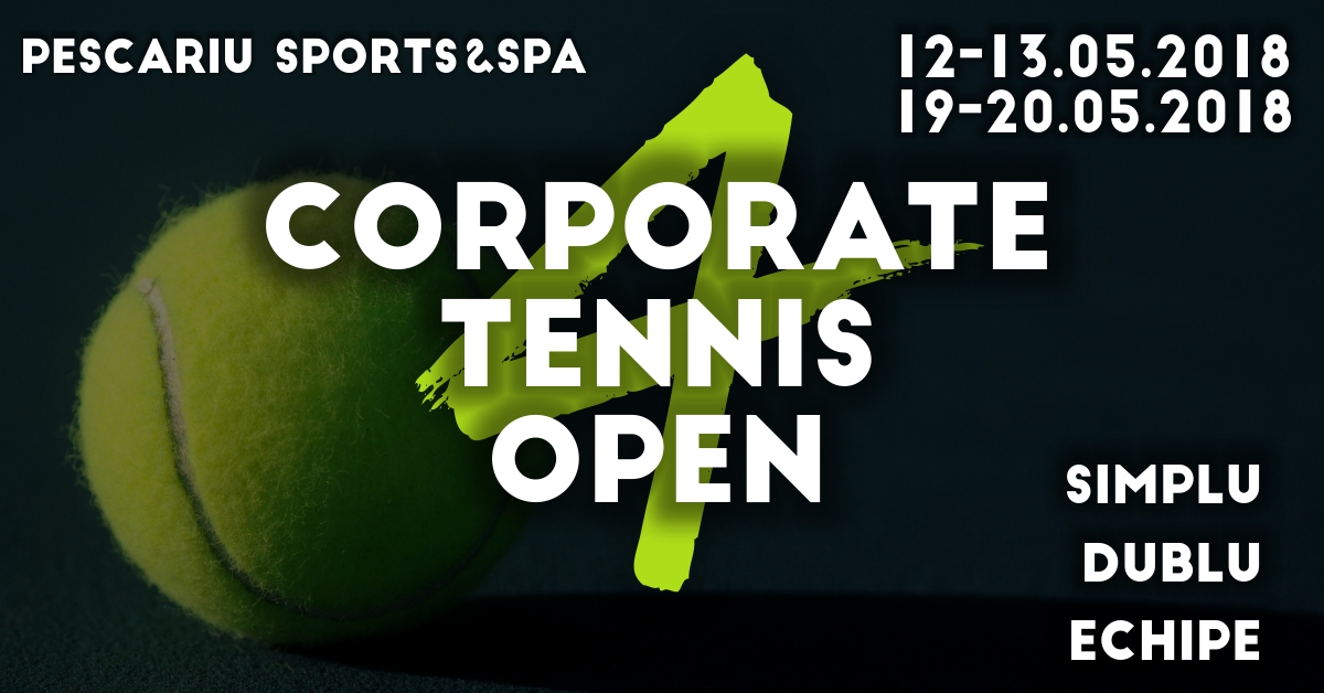 Reprezentanții mediului de business concurează pentru un loc pe podiumul Corporate Tennis Open 4