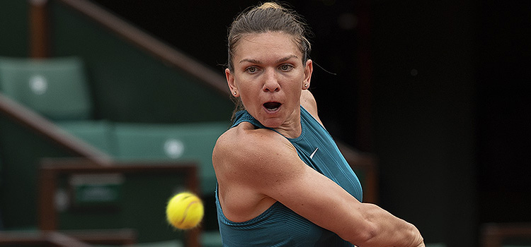 Calificare cu emoţii în primul set pentru Simona Halep