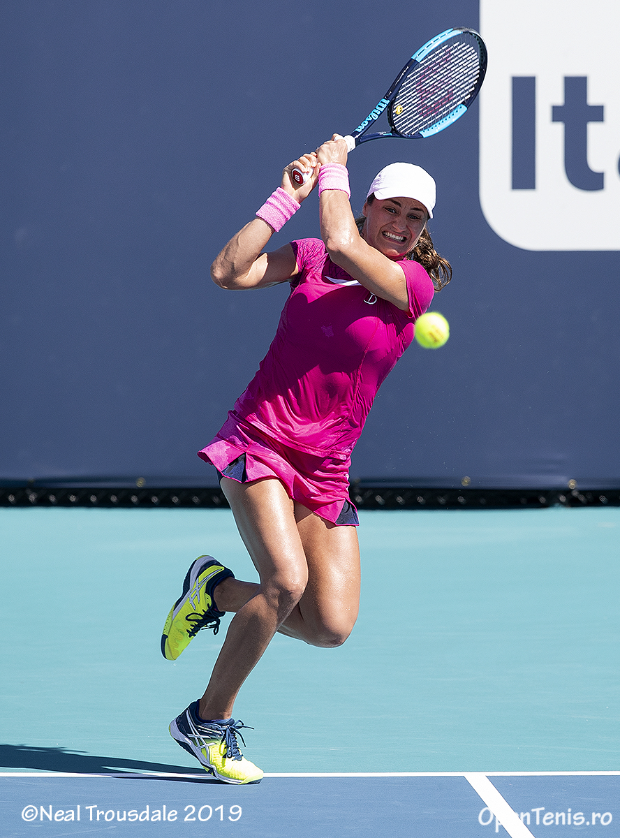 Imagini de la meciul Monica Niculescu - Kateryna Kozlova din turul 2 al