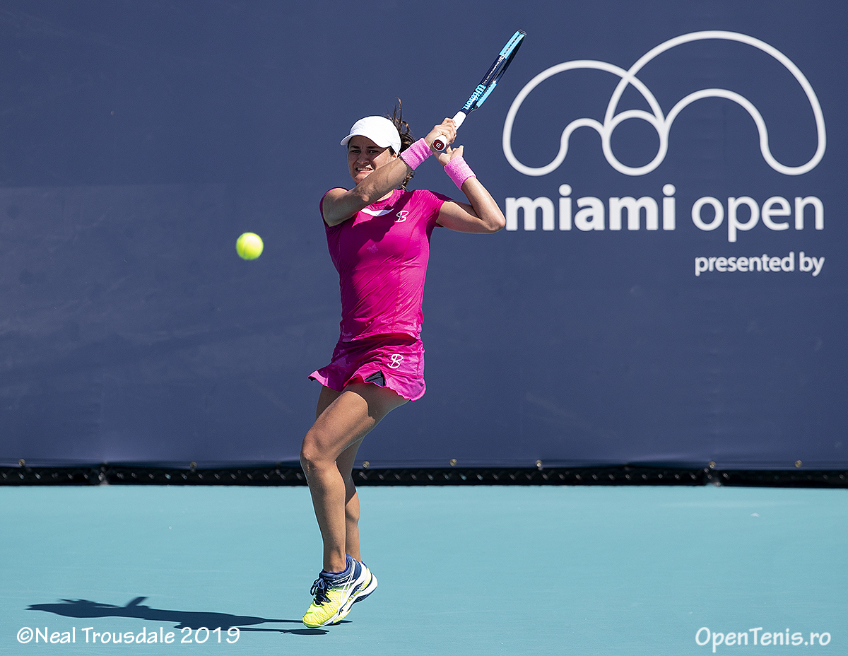 Imagini de la meciul Monica Niculescu - Kateryna Kozlova din turul 2 al
