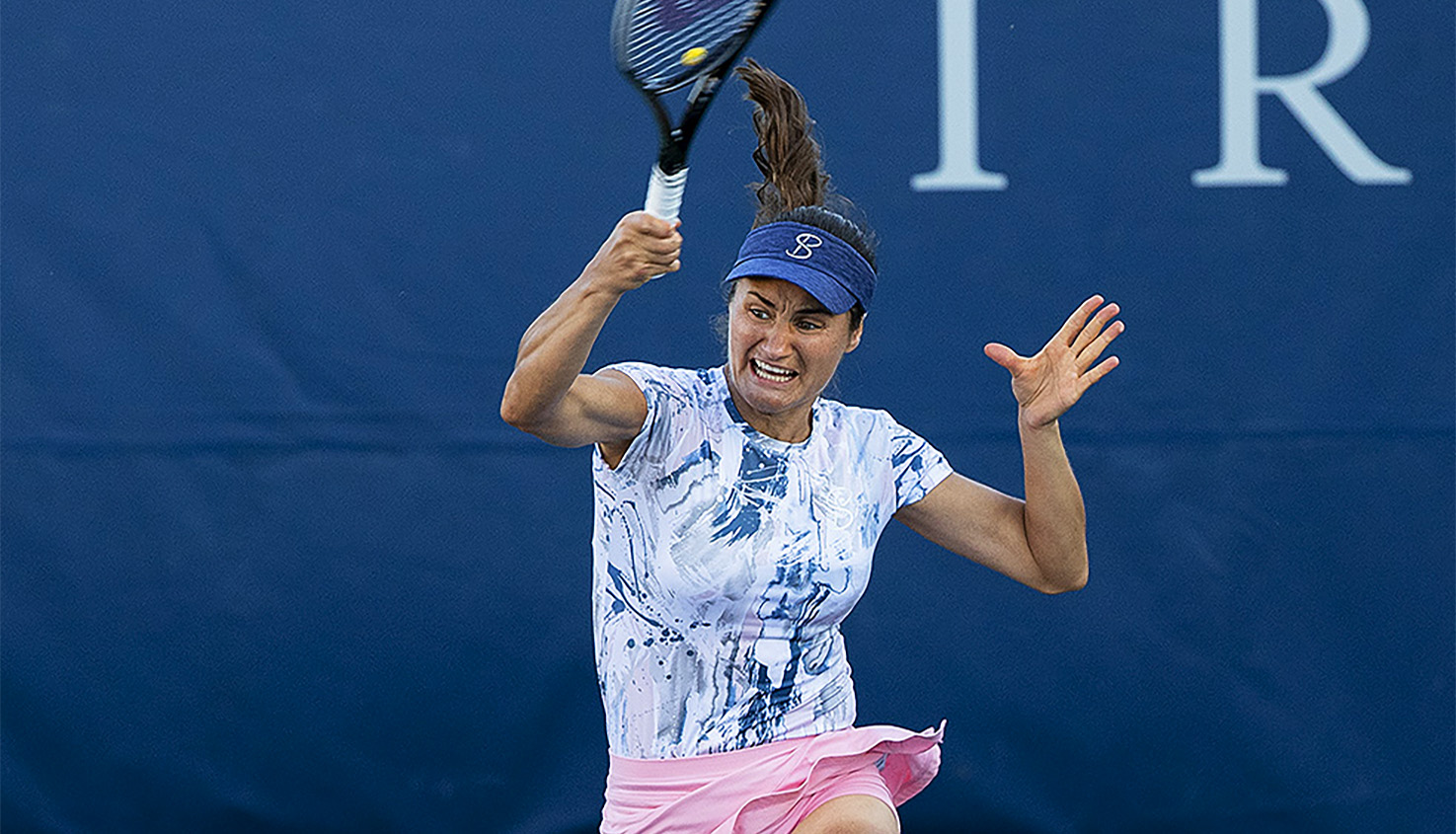 O galerie foto de la National Bank Open Toronto ON ,10.08.2022 feminin dublu Niculescu/ Heisen vs Sanders/ Zhang Shuai 6/3 6/3 