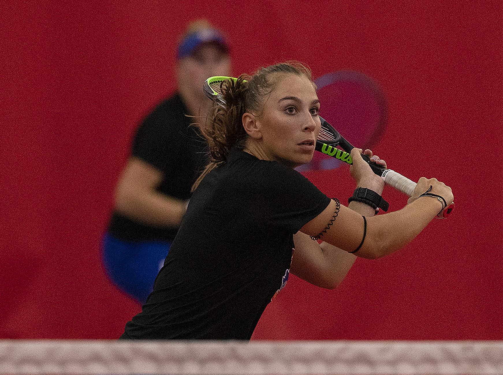 Roxana Manu at the ITA Ranked Spotlight at NCSU Raleigh, NC 22/09/22 