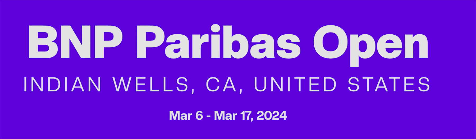 La BNP Paridas Open din Indian Wells, CA, SUA.