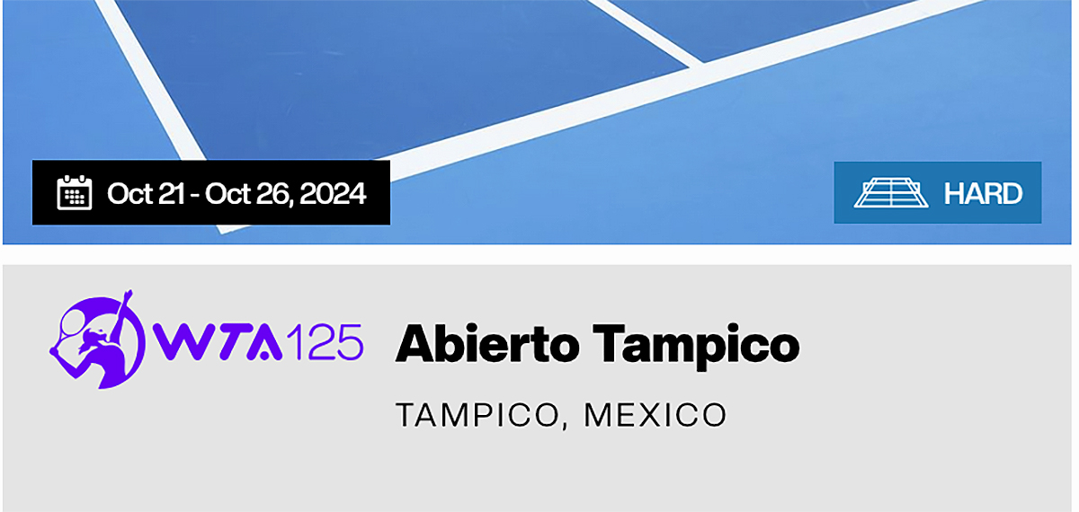Abierto Tampico TAMPICO, MEXICO 21 octombrie - 26 octombrie 2024