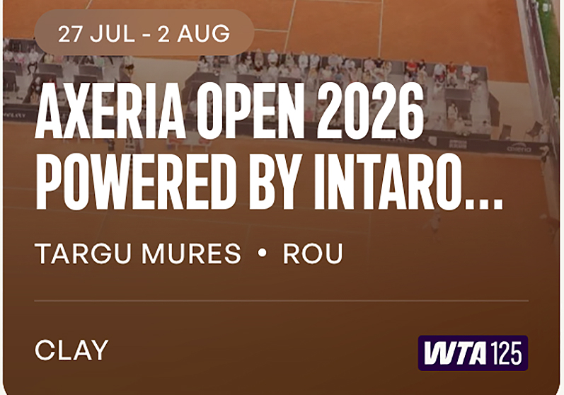 AXERIA Open 2026 alimentat de INTARO Sport 